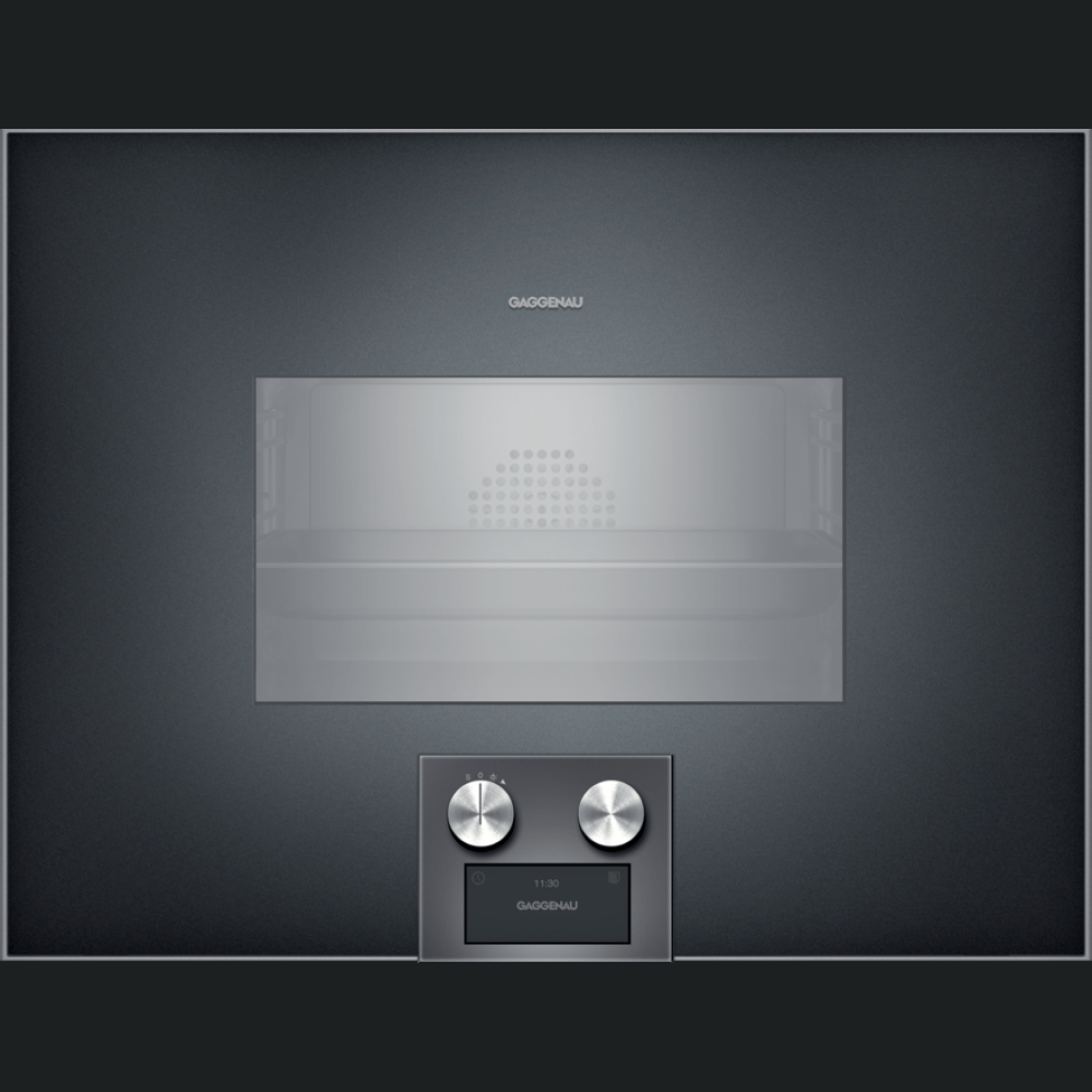 Cuptor mixt cu aburi incorporabil Gaggenau BS454101, seria 400, A, 50l, 60 x 45 cm, antracit