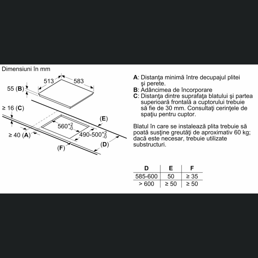 Plita cu inductie Neff T56BT50N0, TwistPad, 60 cm