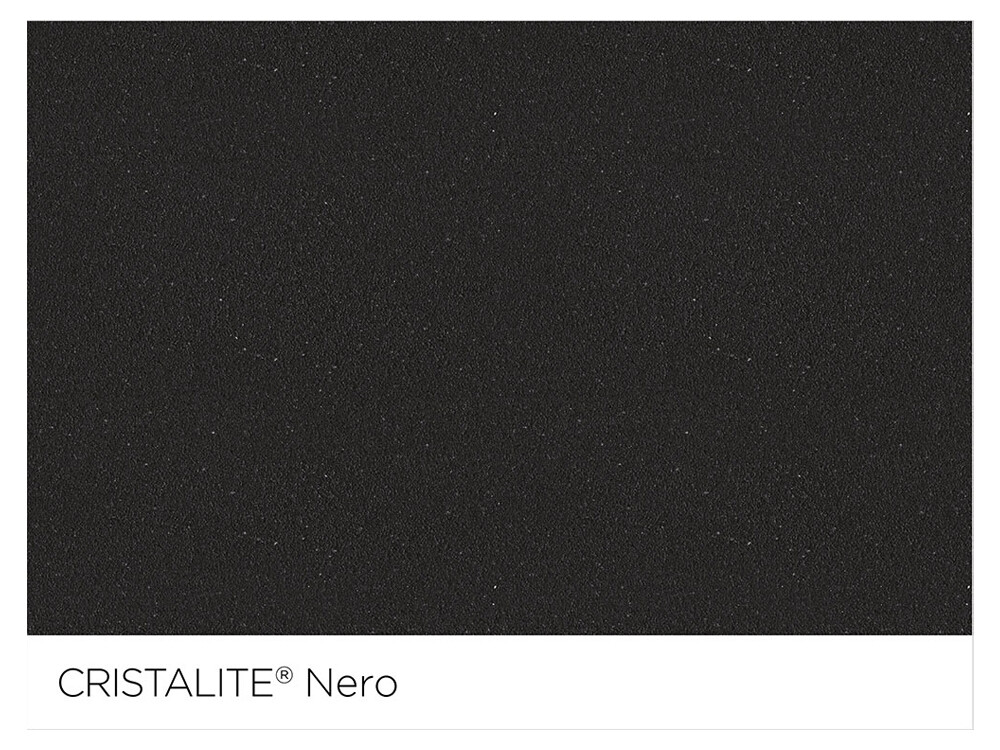 Set chiuveta bucatarie Schock Pinedo D-100XS 620 x 500 mm Cristalite Nero cu parti vizibile negru si baterie bucatarie Schock Prima negru