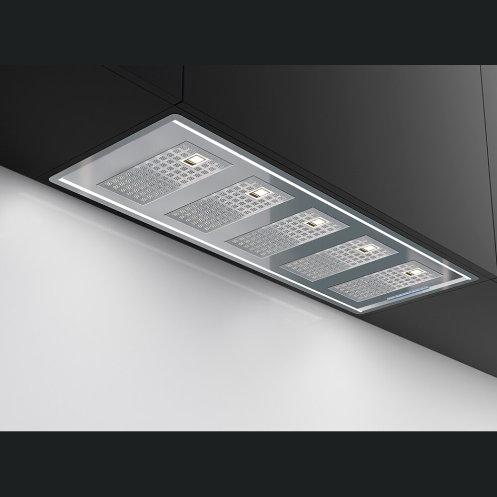 Hota incorporabila Pando GTI/510 INOX V.1050 ECO SEC PLUS, cu sistem de reducere a zgomotului, A++, inox