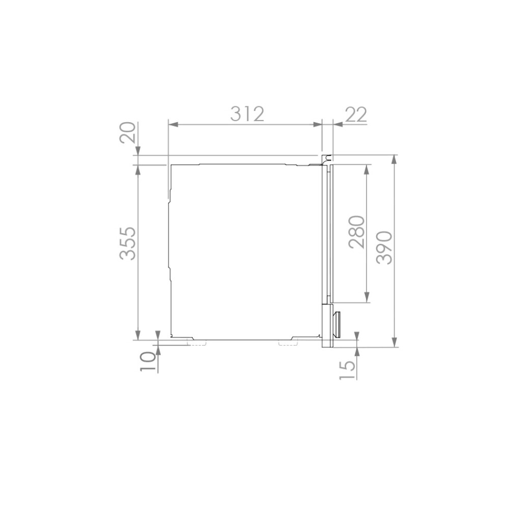 Cuptor cu microunde incorporabil PHM-950 Pando , 22l