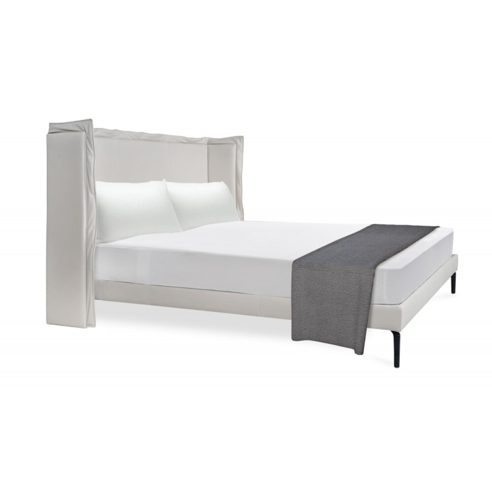 Pat Boxspring Slim Base TriBeCa, piele naturala