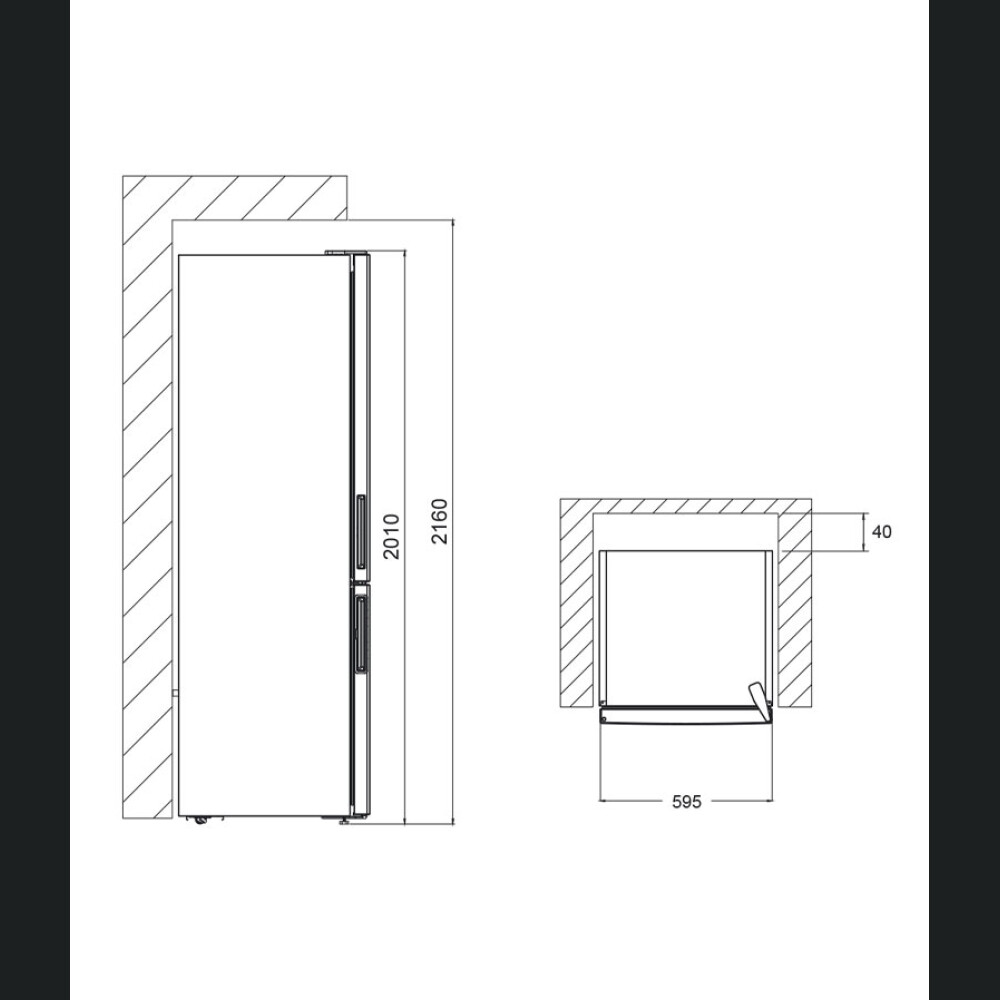 Combina frigorifica Pando PFLX , NoFrost, 367 l, inox inchis