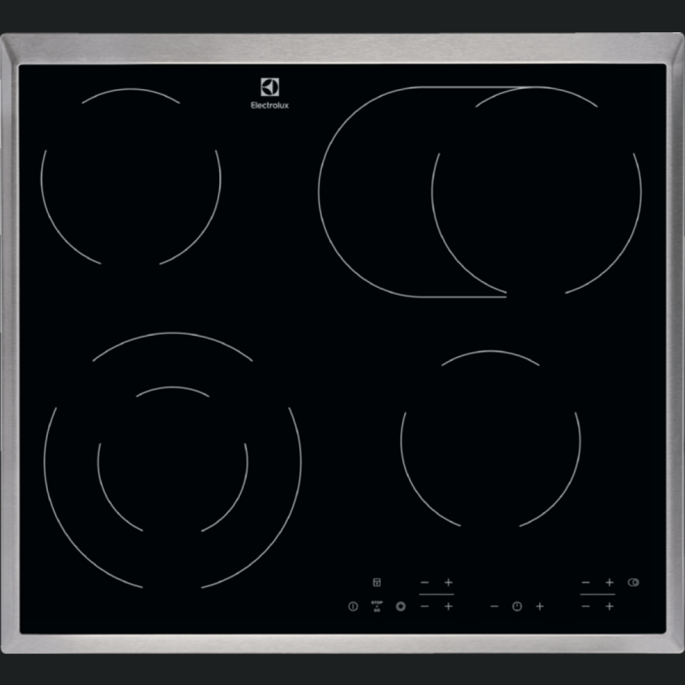 Plita vitroceramica Electrolux EHF6346XOK, Negru