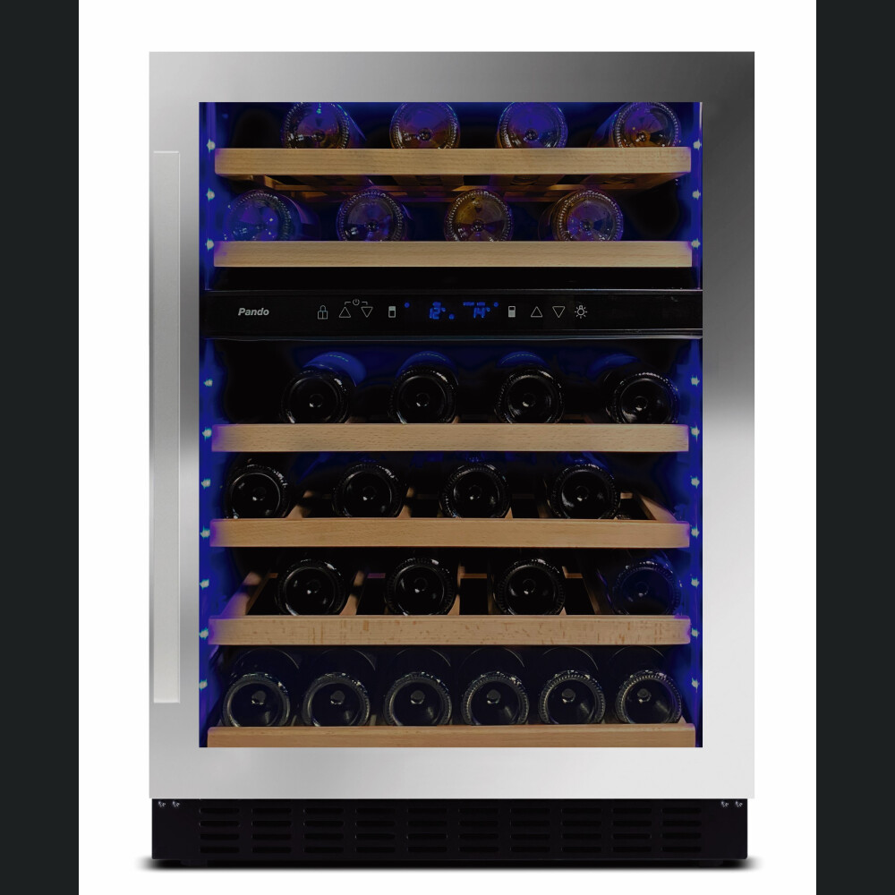 Vitrina de vin Pando PVZB 60-46 CRR, 133 l, 46 sticle, G