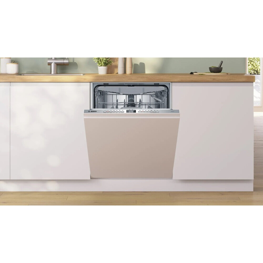 Masina de spalat vase complet incorporabila BOSCH SMV4HVX03E, Seria 4, 60 cm, ExtraDry, Sertar Vario, Rackmatic, Silence on demand, Home Connect, Clasa D