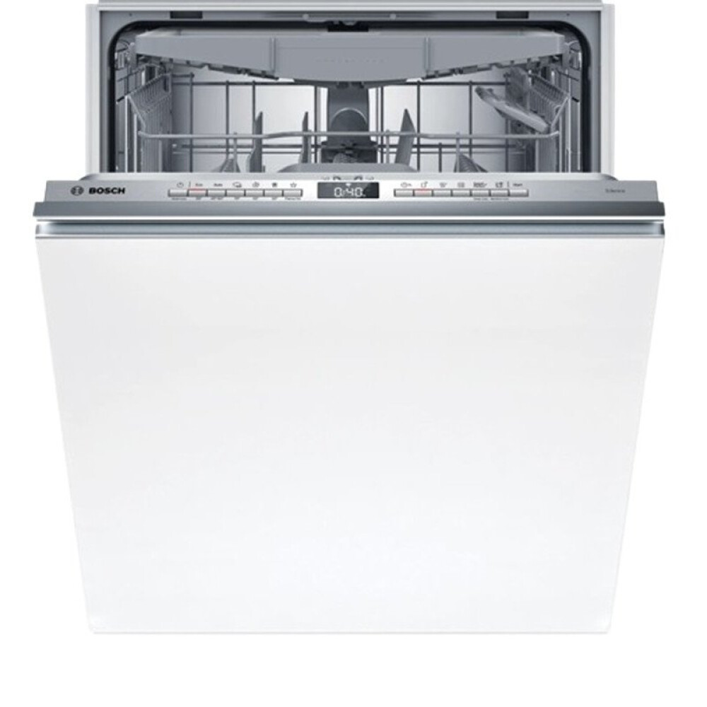 Masina de spalat vase complet incorporabila BOSCH SMV4HVX03E, Seria 4, 60 cm, ExtraDry, Sertar Vario, Rackmatic, Silence on demand, Home Connect, Clasa D