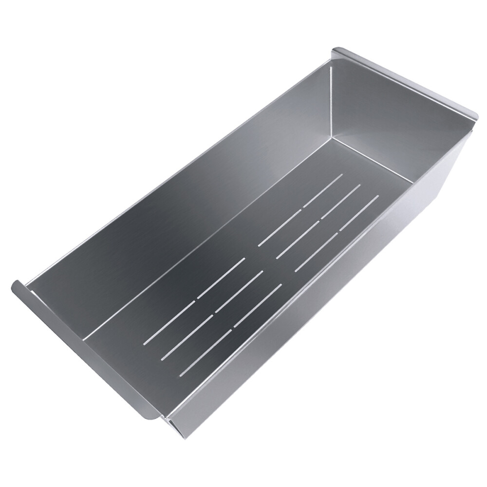 Chiuveta bucatarie inox CookingAid Hera Standard cu dozator detergent, scurgator tavita vase/paste/fructe, gratar rulabil inox si tocator lemn Sapele + accesorii montaj
