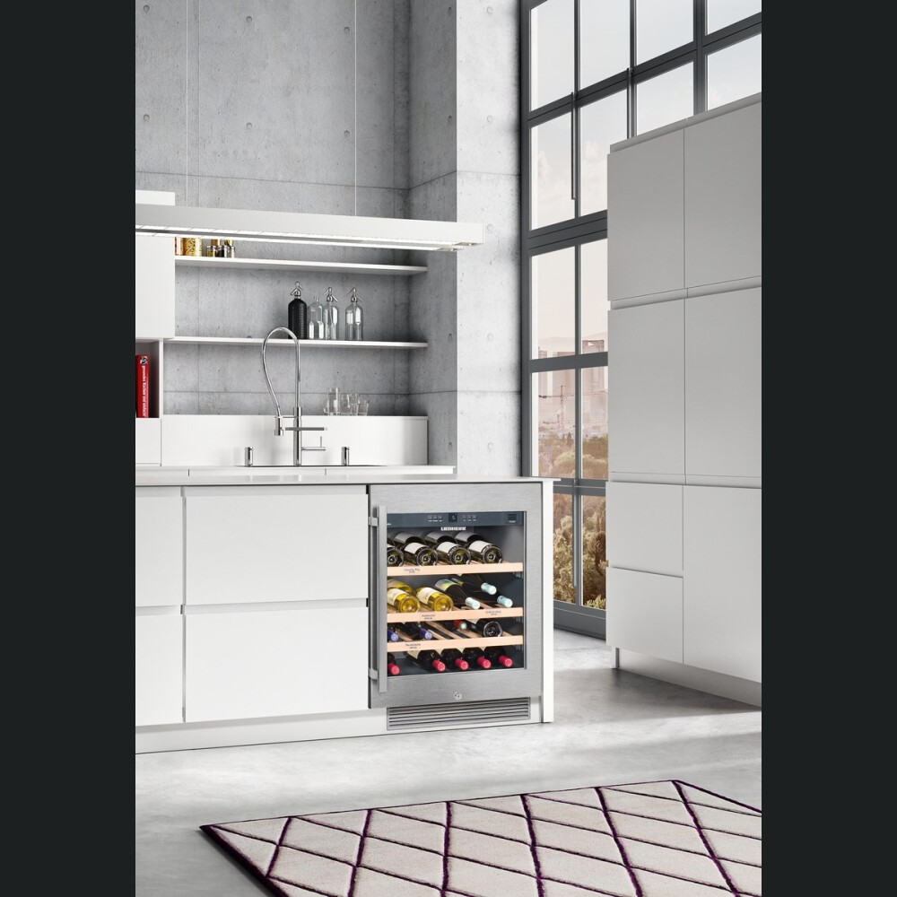 Vitrina de vin incorporabila Liebherr Premium UWKes 1752, 46 sticle,110 l, G