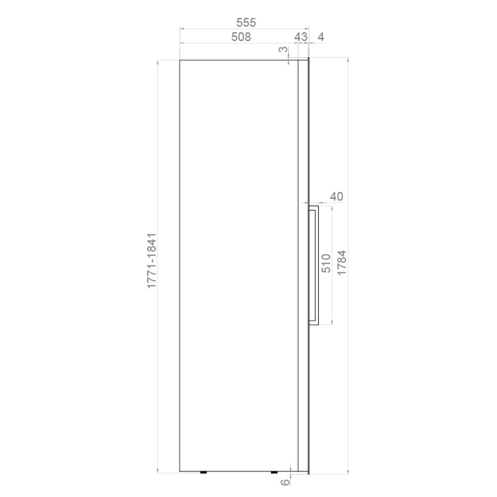 Vitrina de vin Pando PVMAV 178-112, 112 sticle, 288 l, G