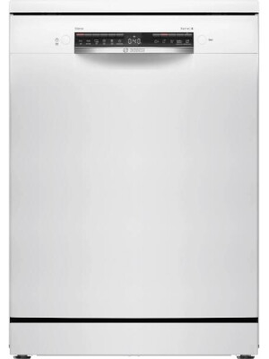 Masina de spalat vase Bosch SMS4HVW02E, 14 seturi, Clasa D, 6 programe, ExtraDry, VarioFlex, Home Connect, EcoSilence Drive, 60 cm, Alb