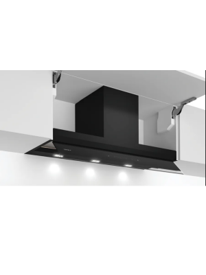 Hotă complet integrabilă Neff, 90 cm clear glass black D95XAM2S0