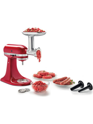 Accesoriu pentru tocat si facut carnati KitchenAid, 5KSMMGA