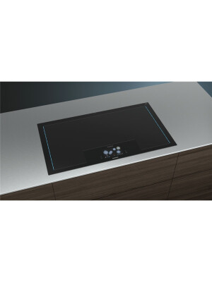 Plita cu inductie Siemens iQ700 EZ977KZY1E, inductie pe toata suprafata, home connect, 90 cm, negru