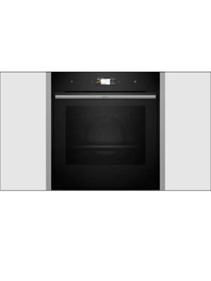 Cuptor multifuncțional, încorporabil Neff B64CS31N0, Afișaj TFT 4,1" Full Touch, sistem deschidere  SLIDE & SIDE, Ușă cu sistem SoftClose, Soft Open, Funcție Assistant prin control vocal