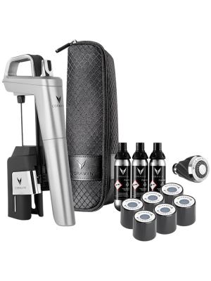 Set sistem conservare vin Coravin Timeless Six+, Silver