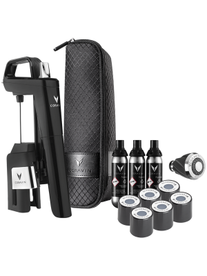 Set sistem conservare vin Coravin Timeless Six+, Piano black