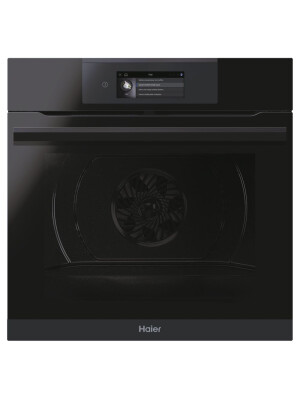 Cuptor Haier HWO60SM6T5BH, I-Touch Series 6 Multi-level, 70 litri, Hidrolitic + Catalitic, 14 funcții, Clasă A+, Negru