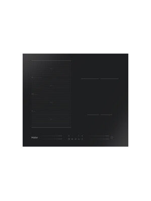 Plita cu inductie Haier HAMTP64MC, Chef @Home Series 6, 6 zone, Negru, 60 cm