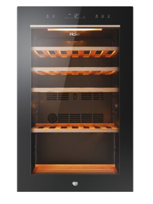 Racitoare de vinuri Haier HWS49GA  Wine Bank 50 Seria 5 Freestanding, 1 zone, 49 sticle, Iluminare LED, Clasa F, L x A x I (mm) 497x585x820