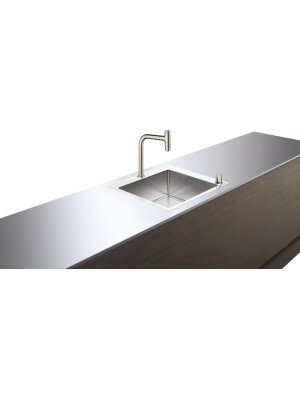 Chiuveta si baterie Hansgrohe,Select C71-F450-06, cu SBox, otel inoxidabil