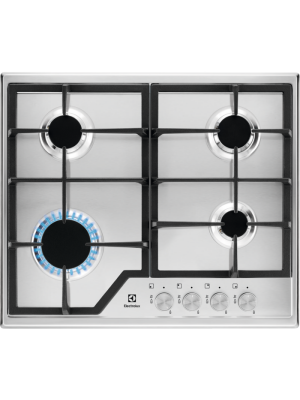 Plita gaz Electrolux KGS6426SX, 60 cm, inox