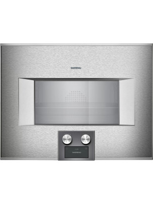 Cuptor mixt cu aburi incorporabil Gaggenau, seria 400, A, 50l, 60 x 45 cm, inox, BS475112