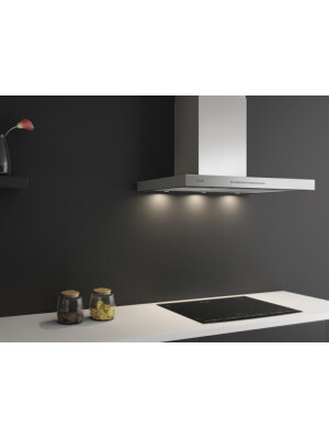 Hota de perete Pando P-825, V.1050 mc/h, latime 60 cm, A+, inox