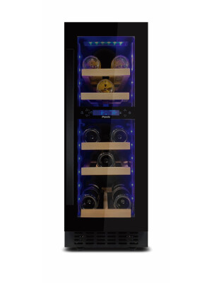 Vitrina de vin incorporabila Pando PVMB30-16CRL, 16 sticle, 52 l, G