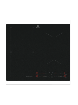 Plita incorporabila cu inductie Electrolux EIS62453IZ, 60 cm, conectivitate hota, Sense Boil, Booster, SaphirMatt