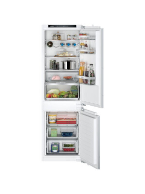 Combina frigorifca incorporabila Siemens KI86NVFE0, iQ300 cu zonă de congelare inferioară 177,2 x 54,1 cm, E, NoFrost