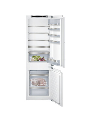 Combina frigorifica incorporabila Siemens KI86SAFE0 iQ500 ,cu zonă de congelare inferioară , 177,2 x 55,8 cm ,balama plată, C, 266 l