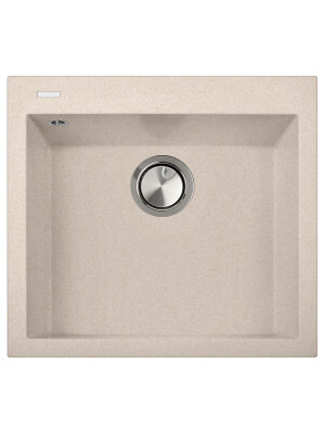 Chiuveta bucatarie granit CookingAid Cube ON5610 Bej Pigmentat / Avena + accesorii montaj