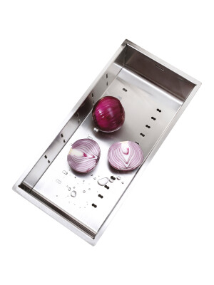 Scurgator INOX Tip Tavita Perforata pentru chiuveta 420*200*85mm sau 400*200*85mm
