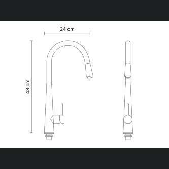 Set chiuvetă de bucătărie Nashville cu baterie, dozator săpun, coș inox și grătar rulabil