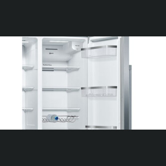 Side by side Neff KA3923IE0, dozator gheață, NoFrost, 562 l, Inox, E