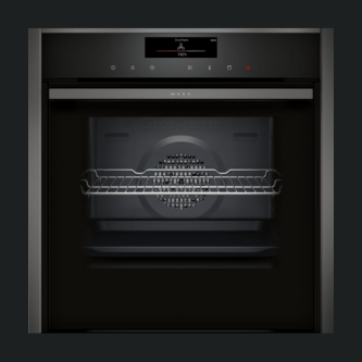 Produs expus showroom - Cuptor incorporabil Neff B48FT68G0, cu functie de abur, Graphite-Grey, 71 l, A+