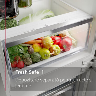 Combină frigorifică încorporabilă Neff KI7863DD0, 260 l, NoFrost, D