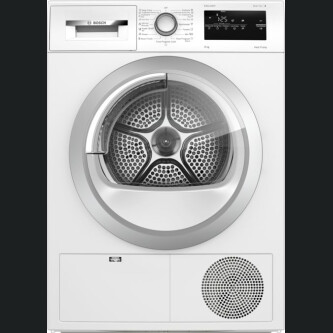 Uscator de rufe Bosch WTH85292BY, Pompa de caldura, 8 Kg, 15 programe, EasyClean, Auto Dry, SensitiveDrying System, Less ironing, Clasa A++, Alb