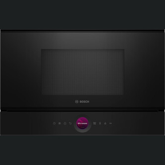 Cuptor cu microunde incorporabil Bosch BFL7221B1,Negru, 21 l, 900 W