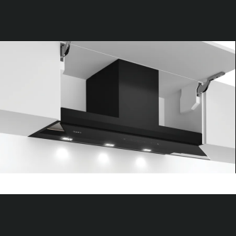 Hotă complet integrabilă Neff, 90 cm clear glass black D95XAM2S0