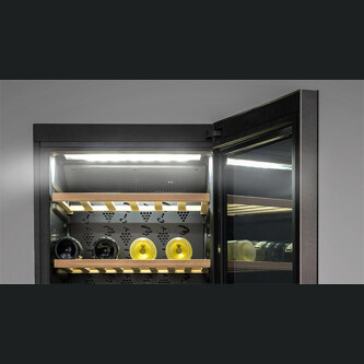 Racitoare de vinuri Wine Bank 60 Seria 7, Freestanding, 2 zone, 236 sticle, Iluminare LED, Clasa G, L x A x I (mm) 597x714x1900