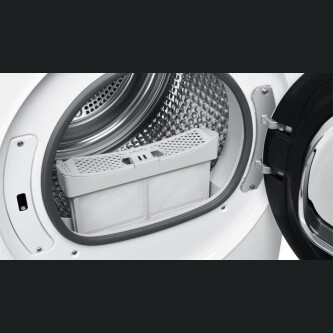 Uscator de rufe cu pompa de caldura Haier HD80-A3959R-S, 8 kg, Clasa A+++, Motor Inverter, Dry Sensor, WiFi, Antracit