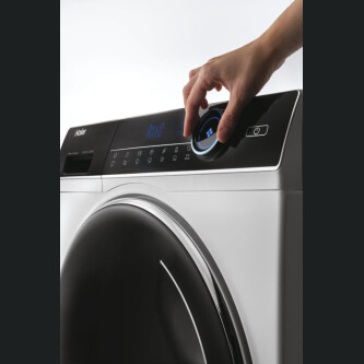 Masina de spalt rufe Haier HW90-B14979-S, I-Pro Seria 7 Neincorporabil, 9 Kg, 1400 RPM, Motor Direct Motion, Clasa A, Alb, 14 programe, L x A x I (cm) 60x55x85