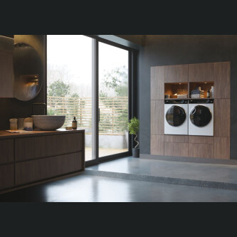 Masina de spalt rufe Haier HW90-B14979-S, I-Pro Seria 7 Neincorporabil, 9 Kg, 1400 RPM, Motor Direct Motion, Clasa A, Alb, 14 programe, L x A x I (cm) 60x55x85