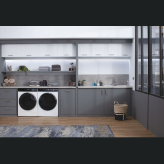 Masina de spalat rufe Haier HW80-B14979-S, I-Pro Seria 7 Neincorporabil, 8 Kg, 1400 RPM, Motor Direct Motion, Clasa A, Alb, 14 programe, L x A x I (cm) 60x46x85