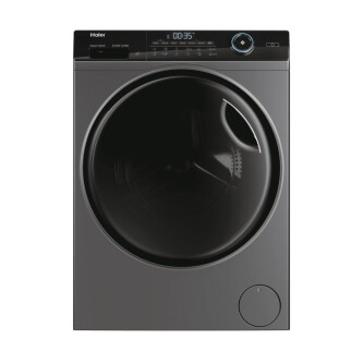 Masina de spalat rufe cu uscator Haier HWD80-B14959S8U1S, I-Pro Seria 5 Independent, 8 / 5 Kg, 1400 RPM, Motor Direct Motion, Clasa de ciclu combinat D, Anthracite, L x A x I (cm) 60x46