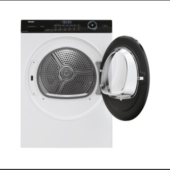 Uscator de rufe Haier HD90-A2959-S, I-Pro Series 5 Independent, 9 Kg, Pompa de caldura, Clasa A++, Alb