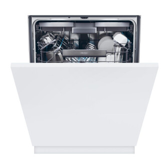 Produs expus showroom - Mașina de spălat vase Haier XS 6B0S3FSB Washlens Plus, 16 seturi, 10 programe de baza + Wifi, clasa B