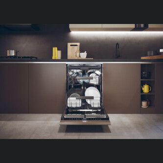 Produs expus showroom - Mașina de spălat vase Haier XS 6B0S3FSB Washlens Plus, 16 seturi, 10 programe de baza + Wifi, clasa B